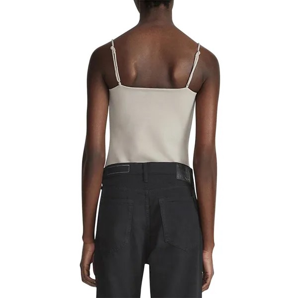 Irina Ponte Cami Женская рубашка с коротким бретелем и топом Rag & Bone, бежевый