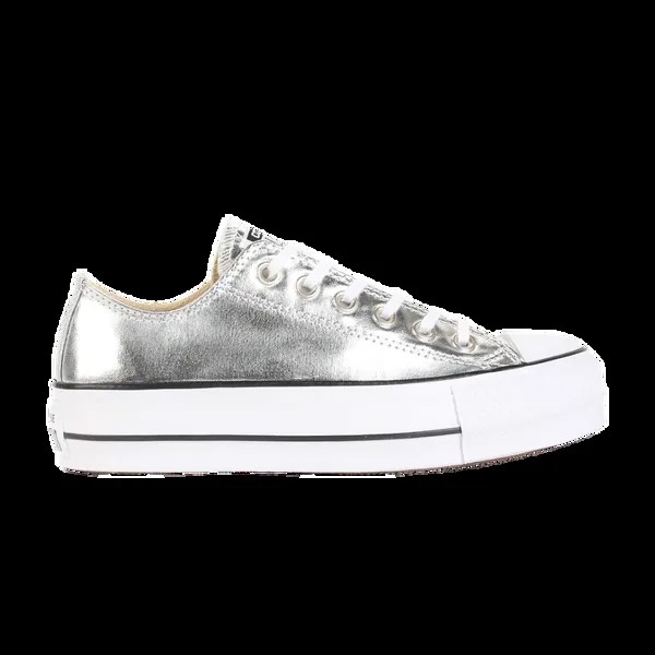 Кроссовки Converse Wmns Chuck Taylor All Star Lift Ox 'Silver', серебряный