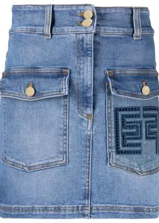 Elisabetta Franchi джинсовая мини-юбка