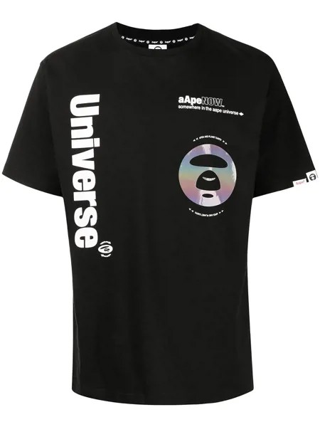 AAPE BY *A BATHING APE® футболка с логотипом