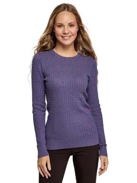 Джемпер женский oodji 73812624-2B фиолетовый M