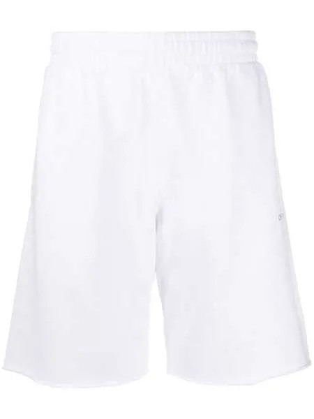 Off-White спортивные шорты с принтом Caravaggio