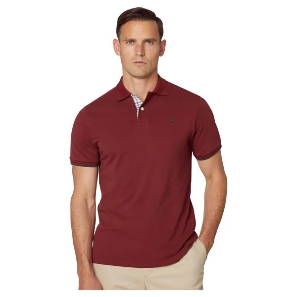 Поло с коротким рукавом Hackett Trim, красный