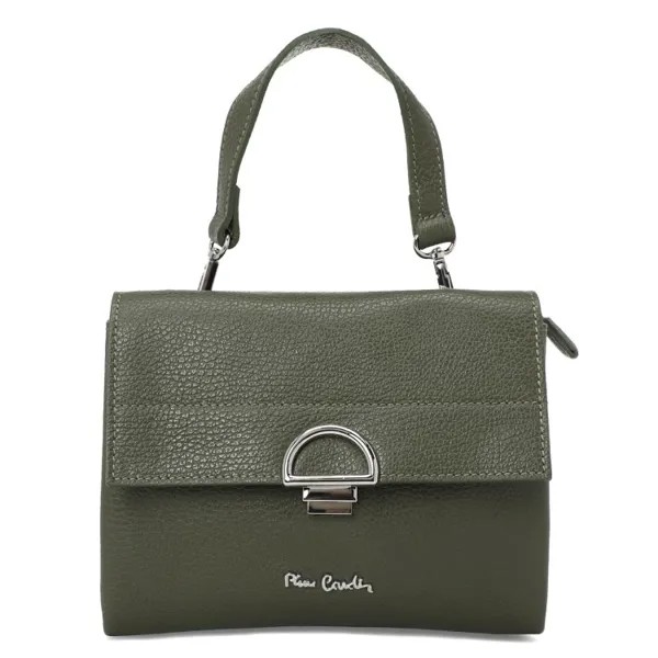 Сумка женская Pierre Cardin 1934 зелено-коричневая