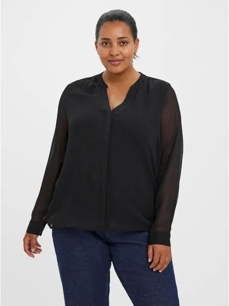 Блуза стандартного кроя Vero Moda Curve, черный