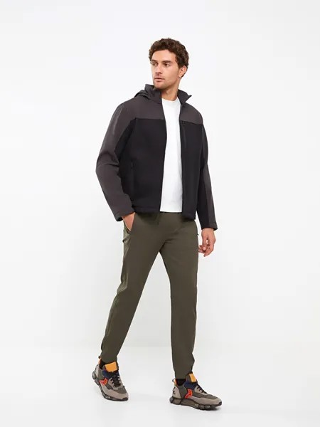 Мужской плащ с капюшоном стандартной выкройки LCW OUTDOOR