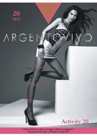 Колготки Argentovivo Activiti 20 den, размер 5-XL, playa (бежевый)