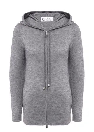 Кардиган из смеси кашемира и шелка Il Borgo Cashmere