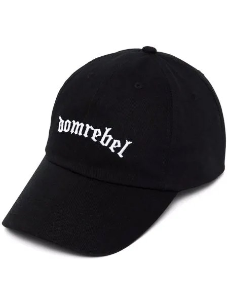 DOMREBEL кепка Gothic с вышитым логотипом