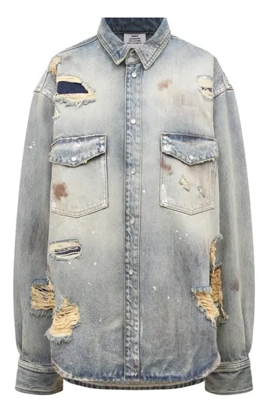 Джинсовая рубашка VETEMENTS