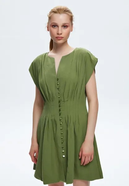 Летнее платье Front Buttoned adL, цвет dark green