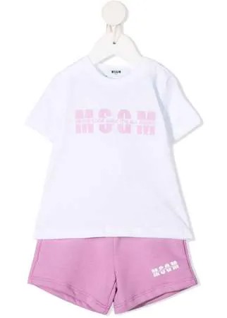 MSGM Kids спортивный костюм с логотипом