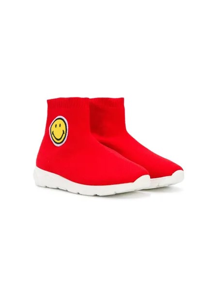 Joshua Sanders Kids smiley sock sneakers