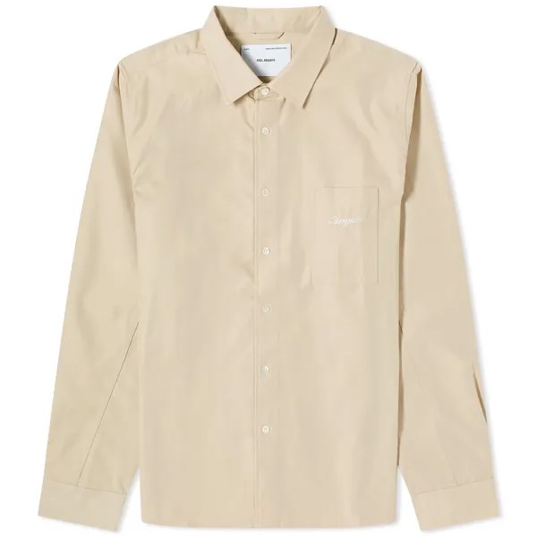 Рубашка Axel Arigato Flow Overshirt, бежевый