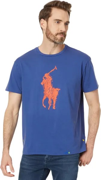 Футболка Polo Ralph Lauren Classic Fit Big Pony Jersey T-Shirt, цвет Beach Royal