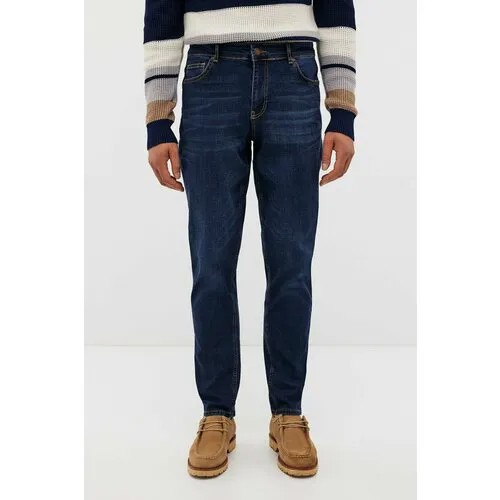 Джинсы зауженные Baon B8024505, размер 38, navy denim