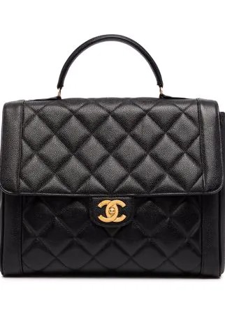 Chanel Pre-Owned стеганый портфель 1995-го года с логотипом CC