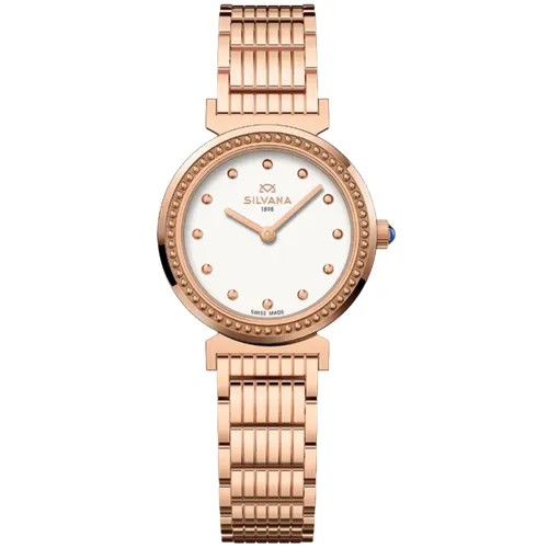 Наручные часы Silvana SR30QRP74R, розовый, золотой