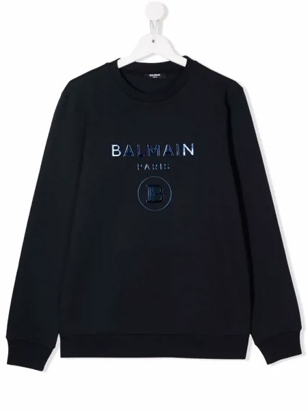 Balmain Kids толстовка с логотипом