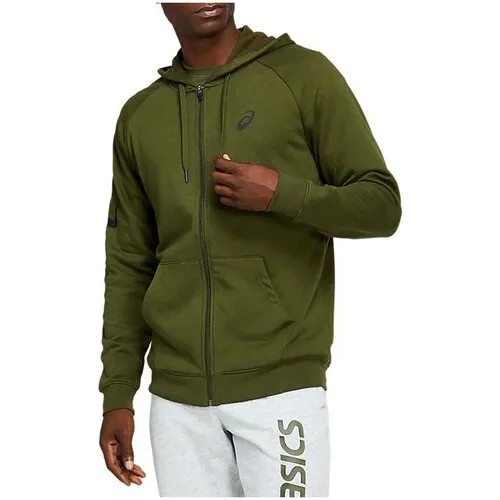 Толстовка Asics BIG Full Zip HOODIE Зеленый S 2031A983-300