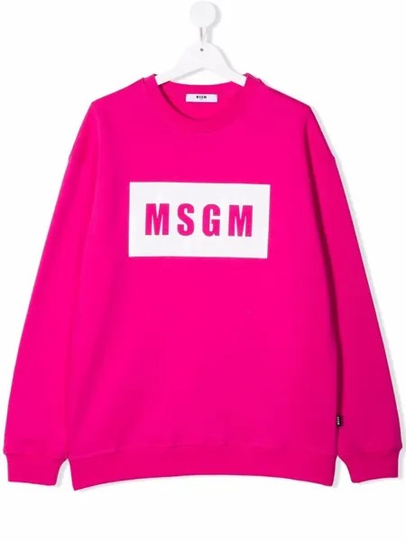 MSGM Kids толстовка с логотипом