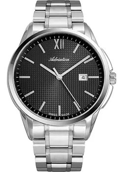 Швейцарские наручные  мужские часы Adriatica 1290.5166Q. Коллекция Pairs