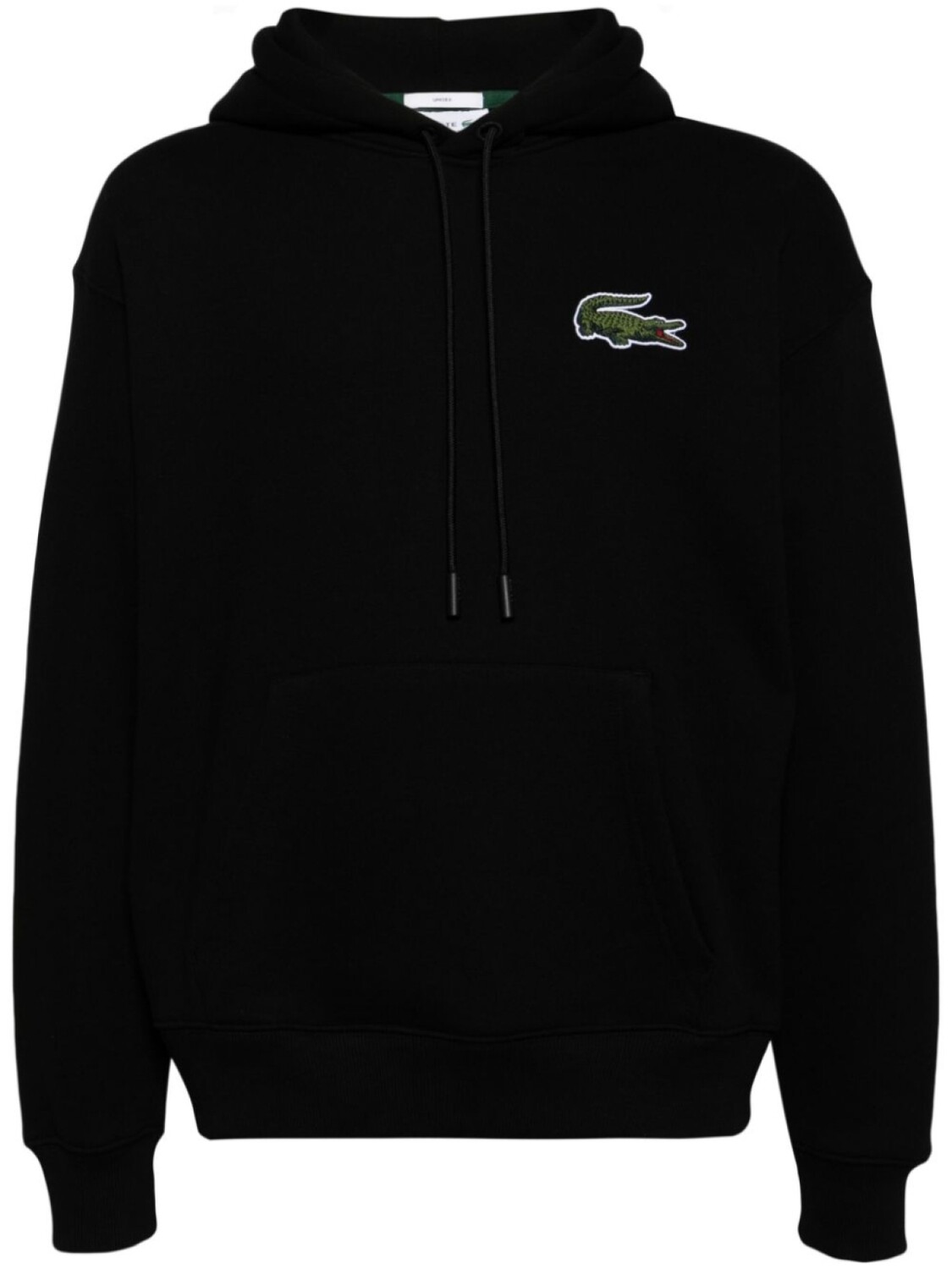 Lacoste худи Crocodile Badge, черный