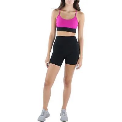 Женский розовый спортивный бюстгальтер для бега Koral Activewear M BHFO 9862
