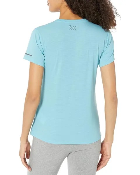 Футболка 2XU Aero T-Shirt, цвет Bluejay/Black Reflective