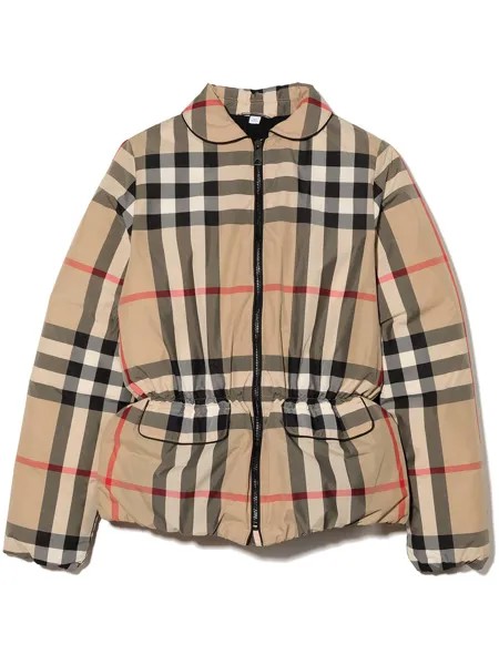 Burberry Kids Vintage Check zip-up jacket