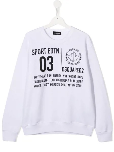 Dsquared2 Kids толстовка с надписью