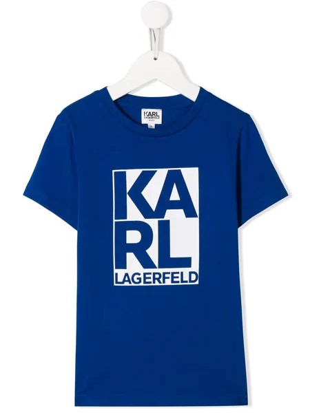 Karl Lagerfeld Kids футболка с логотипом