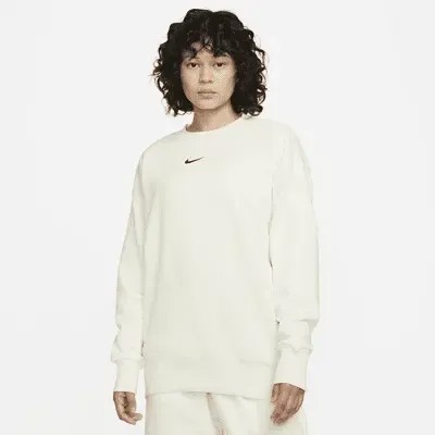Толстовка Nike Sportswear Phoenix Fleece, цвет Sail/Black