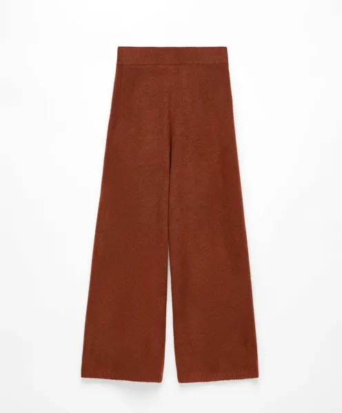 Брюки Oysho Soft Straight, терракотовый