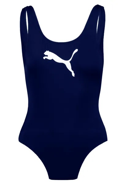 Купальник Puma PUMA SWIM WOMEN SWIMSUIT inNavy, цвет BadeanzugPUMA SWIM WOMEN SWIMSUIT inNavy