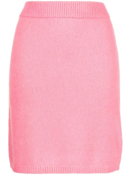 Cashmere In Love мини-юбка Ula тонкой вязки, розовый