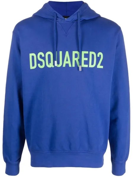Dsquared2 худи с логотипом, синий