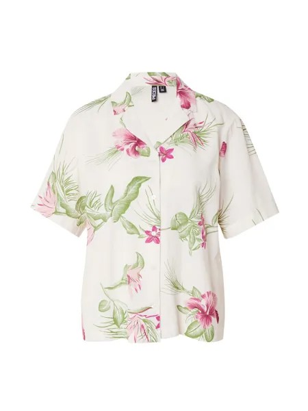 Блуза Pieces ALOHA, кремовый