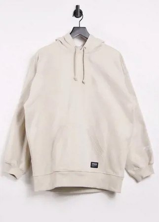 Удлиненный худи цвета кешью Dr Denim-Коричневый цвет