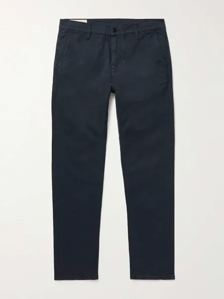 Брюки Easy Alvin Slim-Fit из органического эластичного хлопка NUDIE JEANS, нави