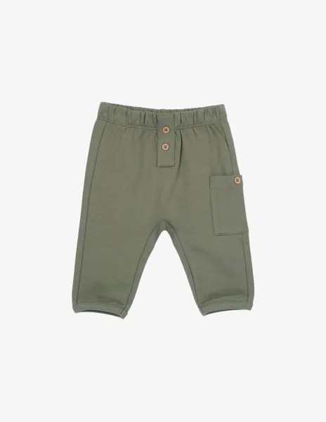 Хлопковые брюки Chicco, зеленый