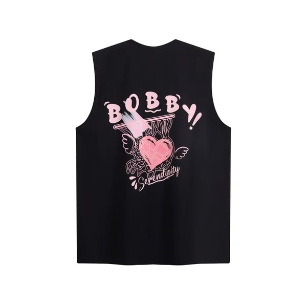 BOBBY ABLEY Жилет унисекс, Черный и черный (набор из 2 шт.)