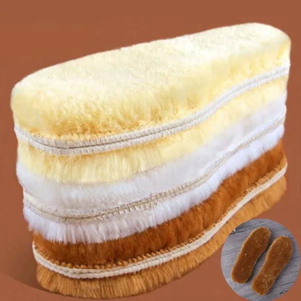 1 пара стельки толстые снежные сапоги утолщенная подушка для обуви теплые стельки искусственный мех нейтральный maomao стельки зимний унисекс