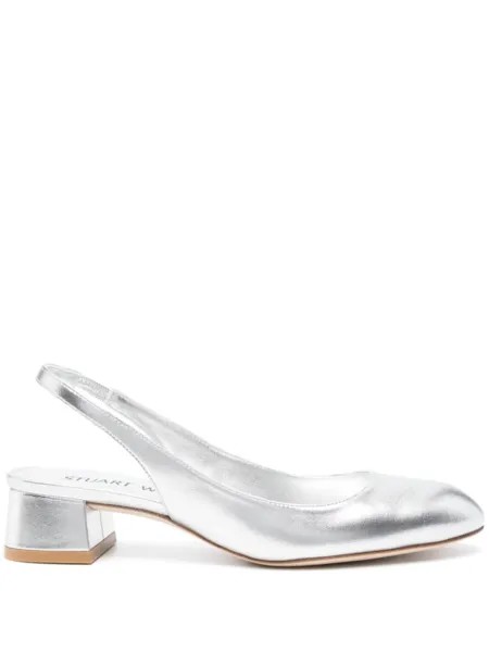 Stuart Weitzman туфли Vivienne 35, серебристый