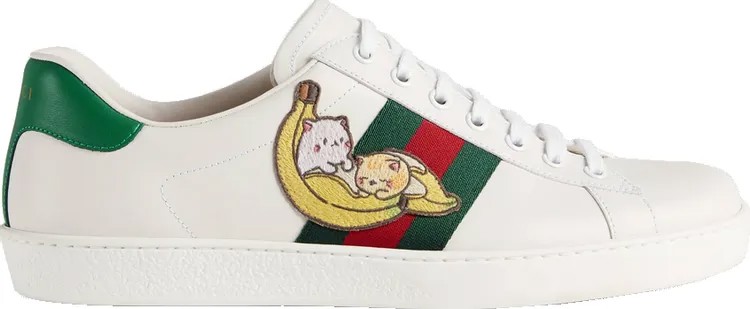 Кроссовки Gucci Ace Bananya, белый