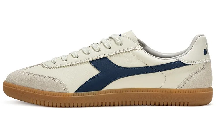 Кроссовки diadora Skateboarding Shoes Unisex Low-top Blue, белый
