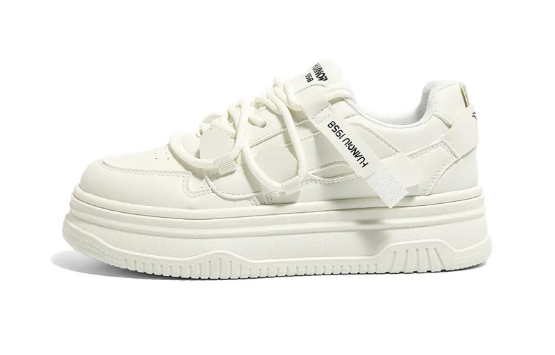 Кроссовки HUANQIU Skateboarding Shoes Women's Low-top, белый