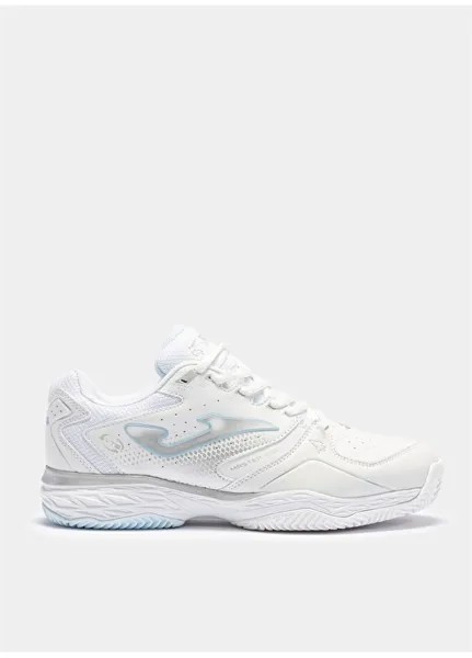 Бело-синие женские теннисные туфли Joma
