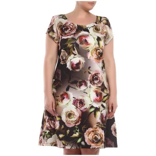 Платье, Donatella_Via_Roma, зеленый, Арт. YI14_MD43961VE (XXL)