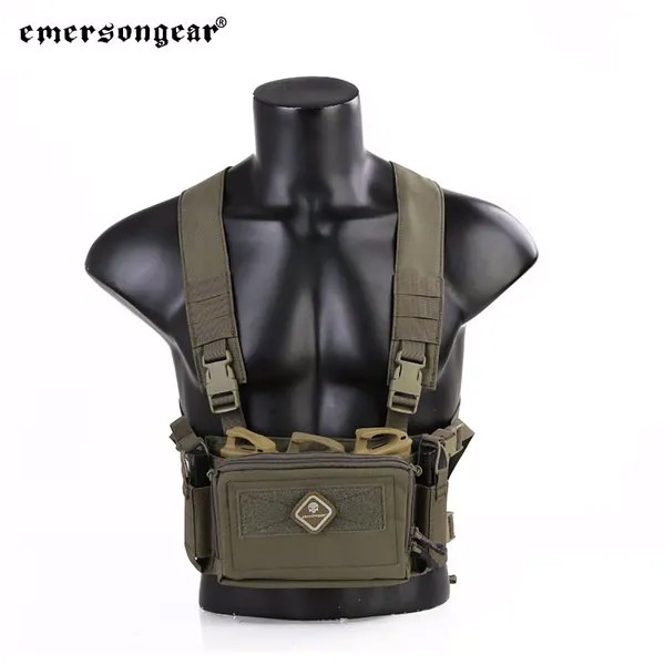 Emerson gear тактическая D3CR микро нагрудная установка модульная Регулируемая охотничья жилетка MOLLE Военная армейская защита снаряжение для страйкбола